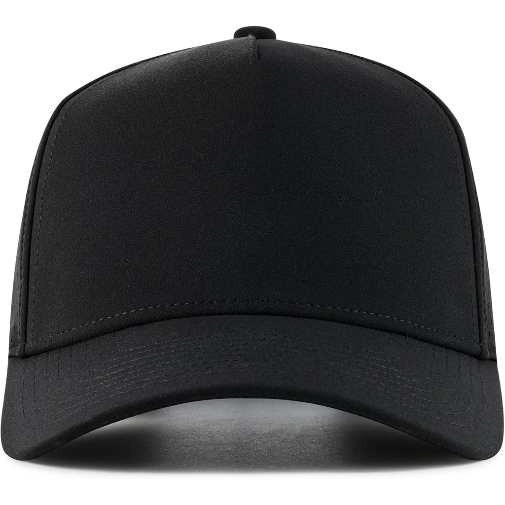 BOTVELA Men Adjustable Snapback Baseball Cap Vented Performance Laser Cut Mesh Hat