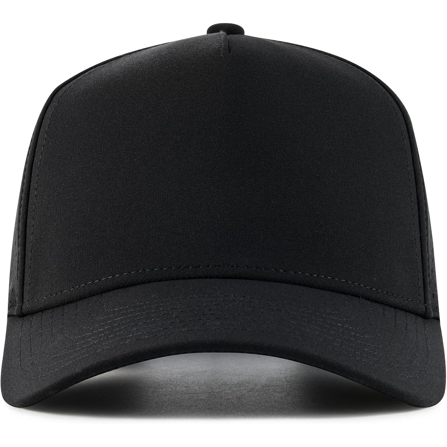 BOTVELA Men Adjustable Snapback Baseball Cap Vented Performance Laser Cut Mesh Hat