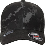 Flexfit Unisex Veil Camo Baseball Cap, Poseidon, Large-X-Large