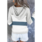 Women’s Tie-Dye Button Hoodie – Oversized Casual Long Sleeve Pullover