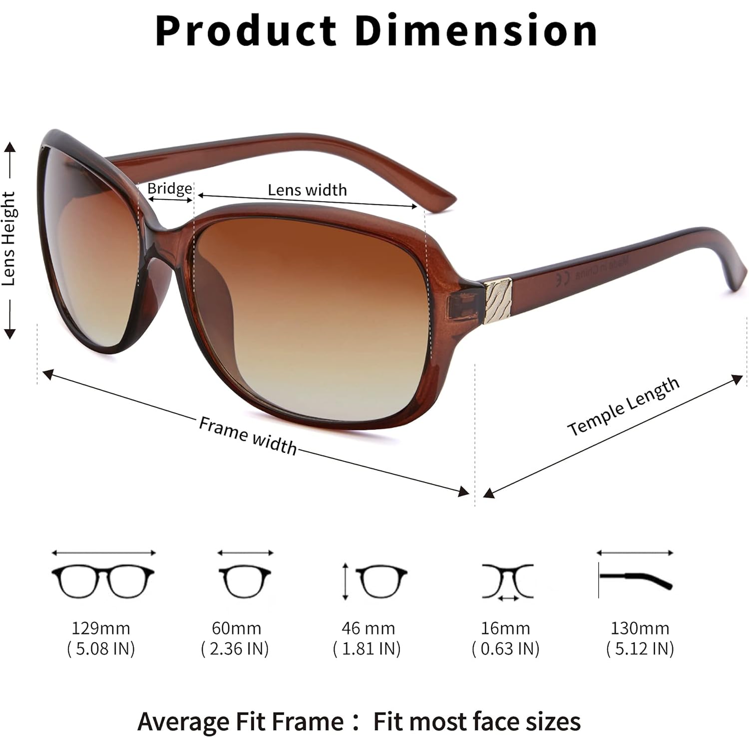 Madison Avenue Pack Classic Vintage Sunglasses For Women Men,Fashion Sun Shades Glasses With Protection