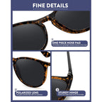 Retro Sunglasses Womens Trendy Round Classic Glasses