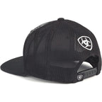 ARIAT Men's Aztec Black Flat Bill Cap