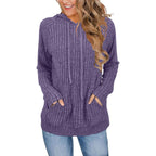Women’s Long Sleeve Fashion Hoodie – Loose Fall Casual Sweatshirt