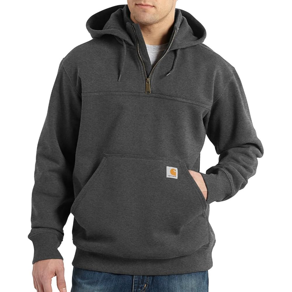 Carhartt mens Rain Defender Loose Fit Heavyweight Quarter-zip Sweatshirt