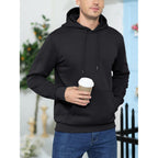 MAGCOMSEN Men's Active Hoodies Fleece Lined Sweatshirts Casual Athletic Workout Pullover With Kangaroo Pocket