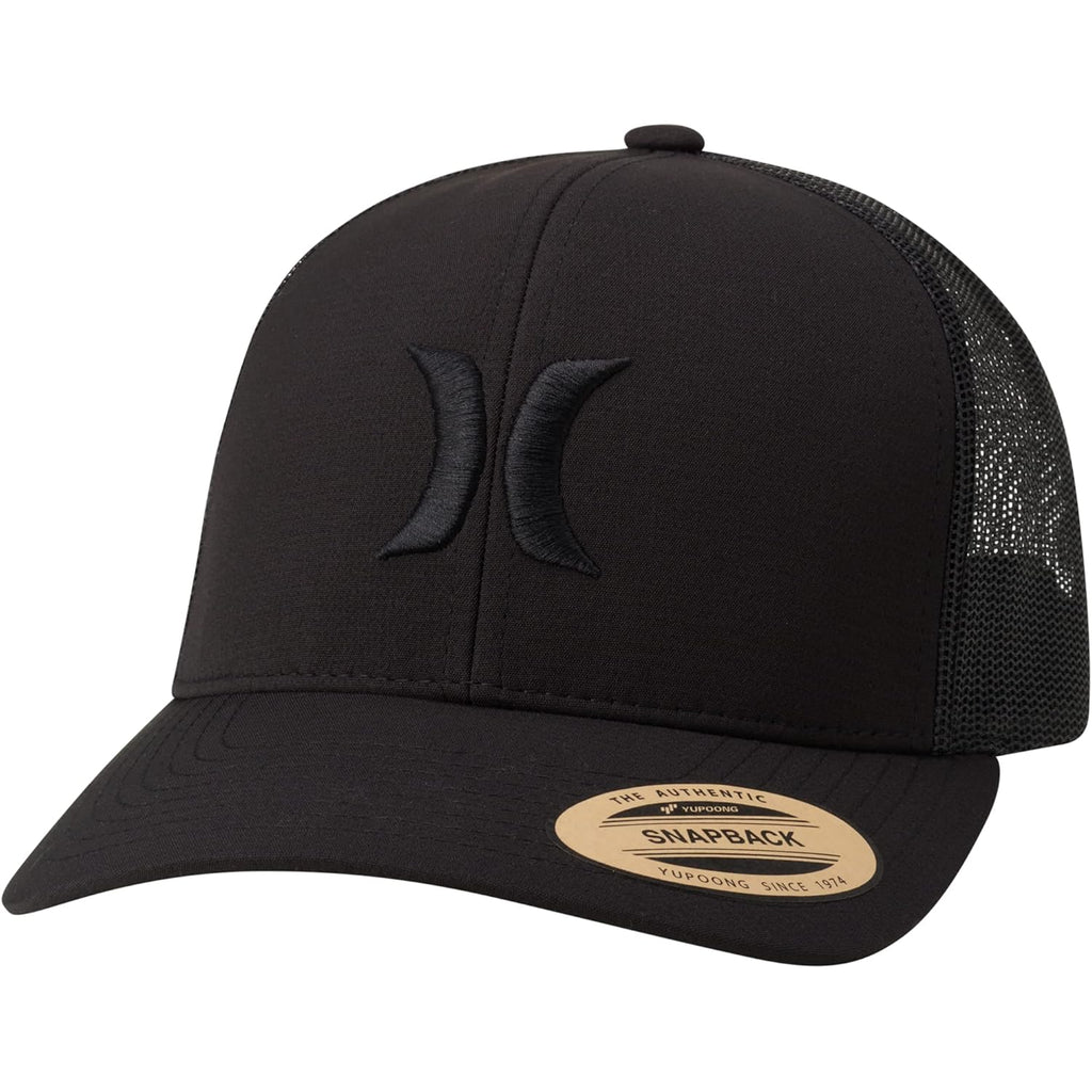 Hurley Men's Caps - Del Mar Mesh Panel Baseball Cap Trucker Hat - Snap Back Hats for Men