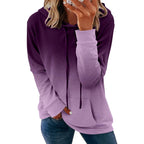 Women’s Tie-Dye Pullover Hoodie – Casual Long Sleeve Sweatshirt