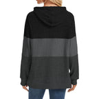 Women’s Casual Drawstring Hoodie – Loose Fit Pullover Sweatshirt