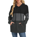 Women’s Casual Drawstring Hoodie – Loose Fit Pullover Sweatshirt
