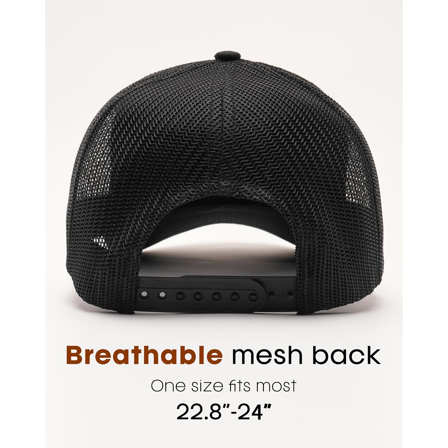 FURTALK Mens Trucker Hat Structured Mesh Baseball Cap Adjustable Classic Mens Hat