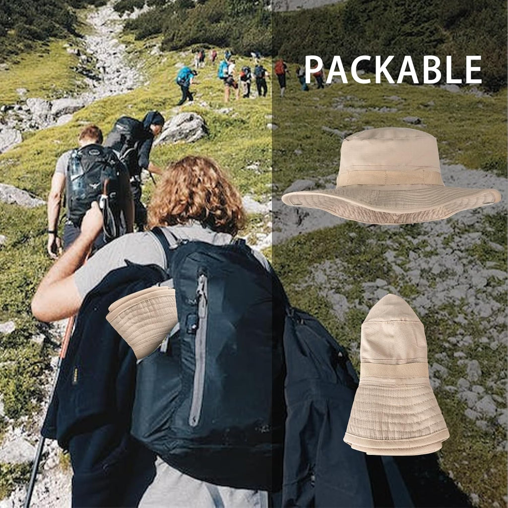 Sun Hats for Men Women Bucket Hat UPF 50+ UV Protection Boonie Hat for Safari Fishing Hiking Garden Beach