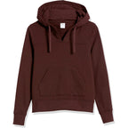 Women’s Classic V-Neck Hoodie – Soft Fleece Long Sleeve Sweatshirt