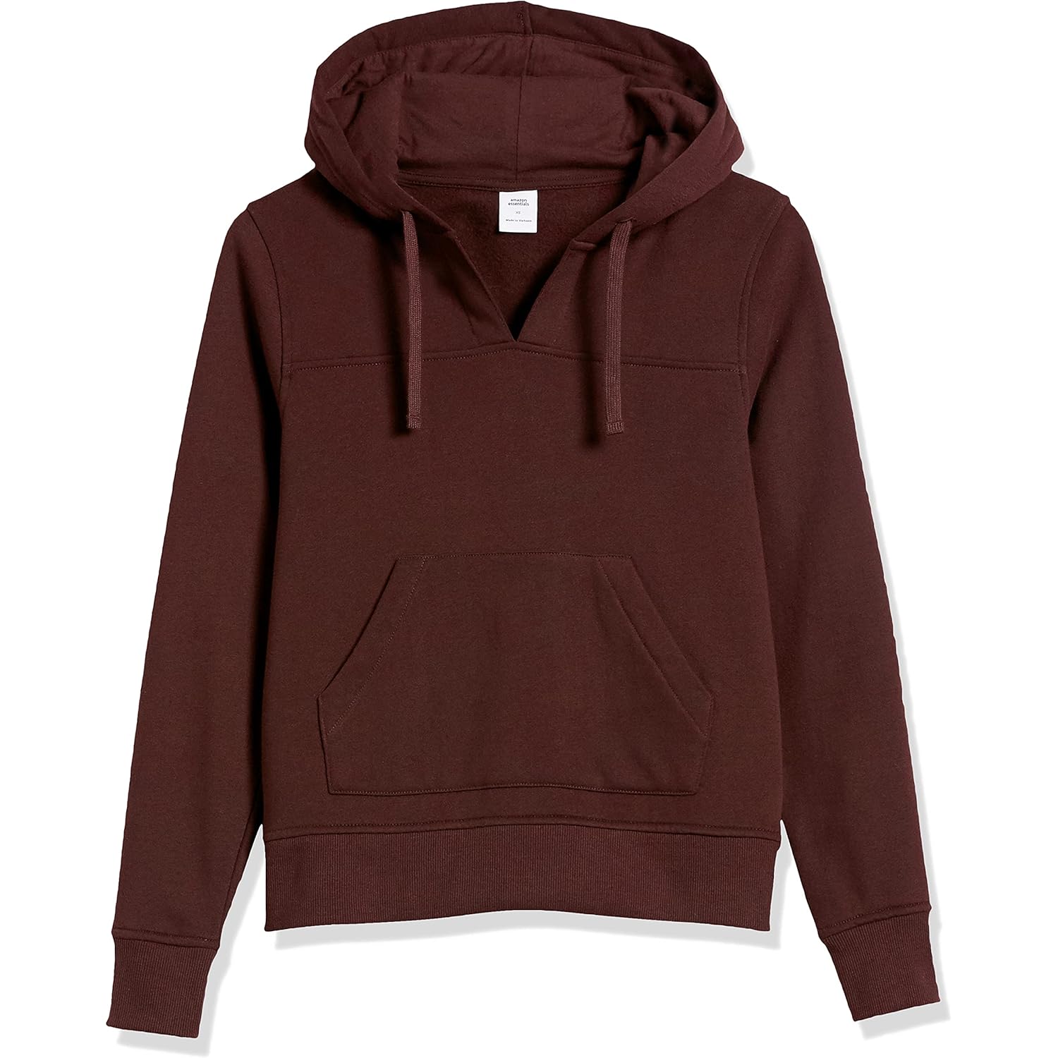 Women’s Classic V-Neck Hoodie – Soft Fleece Long Sleeve Sweatshirt