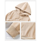 JMIERR Mens Casual Cotton Hooded Collar Drawstring Hoodies Pullover Sweatshirts Casual Long Sleeve Shirts