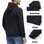 MAGCOMSEN Men's Active Hoodies Fleece Lined Sweatshirts Casual Athletic Workout Pullover With Kangaroo Pocket