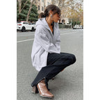 Women’s Y2K Zip-Up Hoodie – Casual Long Sleeve Track Jacket 2025