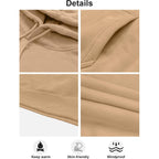 PLEPAN Hoodies for Men Casual Cotton Essentials Hoodie Pullover Long Sleeve Fleece Hooded Sweatshirts with Pockets