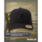 Hurley Men's Caps - Del Mar Mesh Panel Baseball Cap Trucker Hat - Snap Back Hats for Men