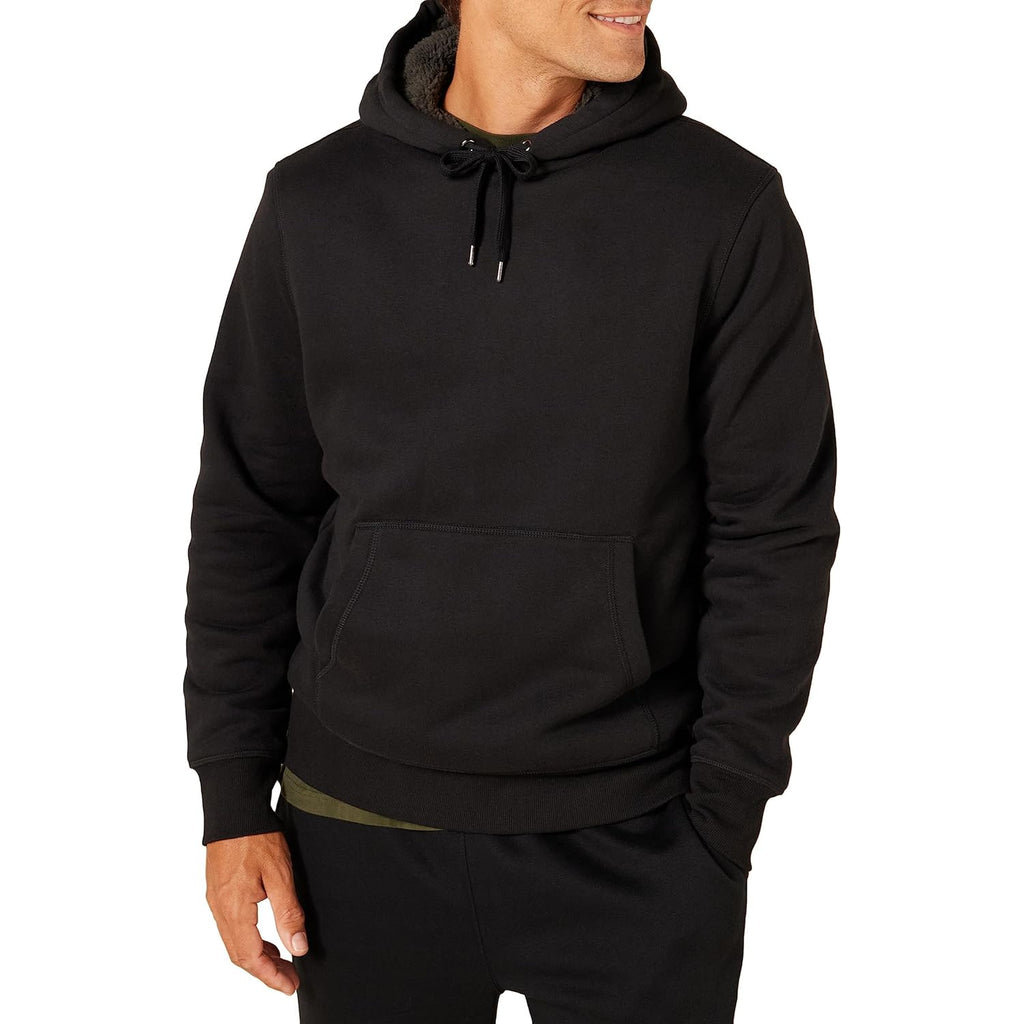 Amazon Essentials Men's Hoodies, Sherpa-Lined Pullover