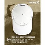 Hurley Mens Baseball Cap - Flexfit Fitted Baseball Caps for Men (Sizes: S-XL)