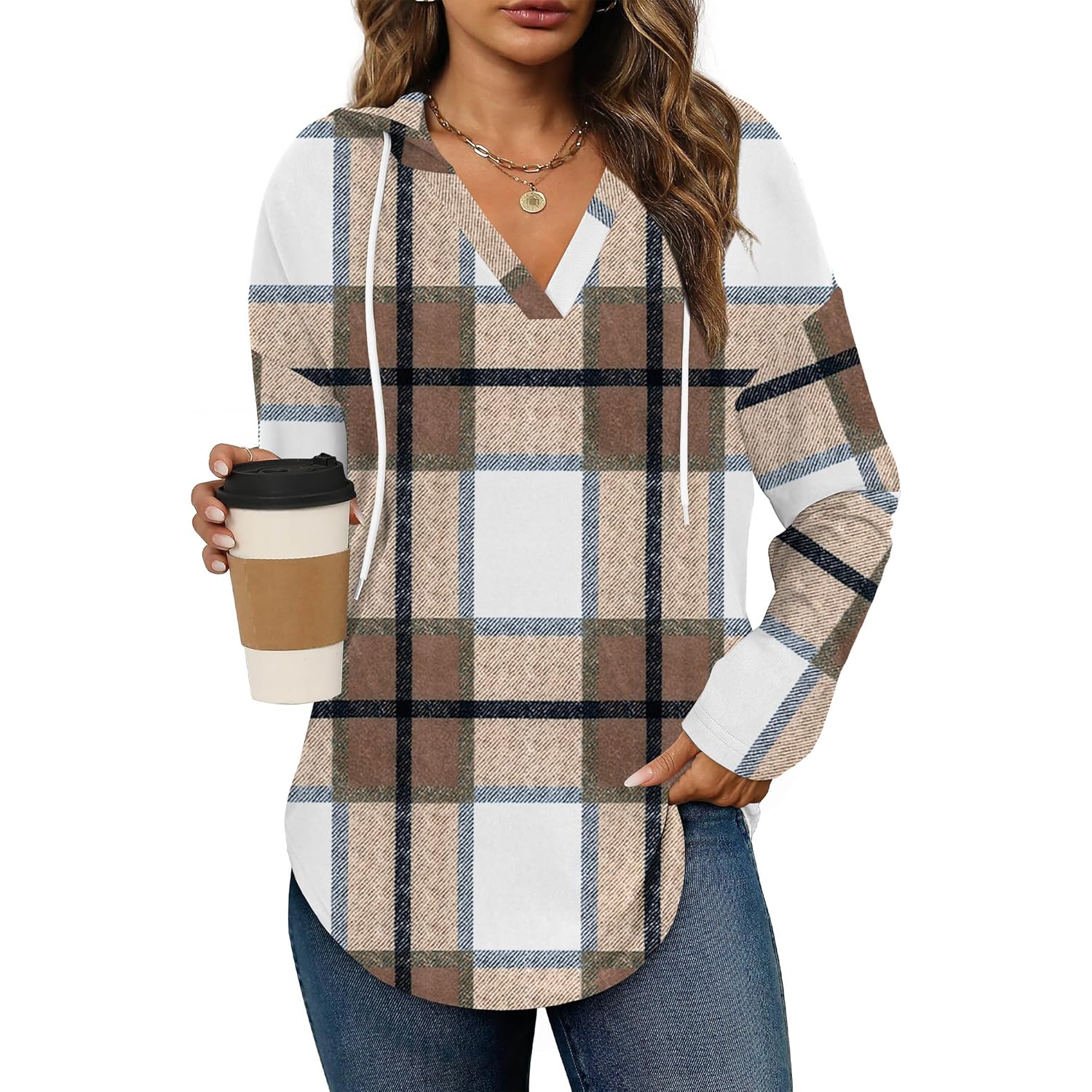 Women’s Soft Fleece Hoodie – Casual Long Sleeve Pullover Top