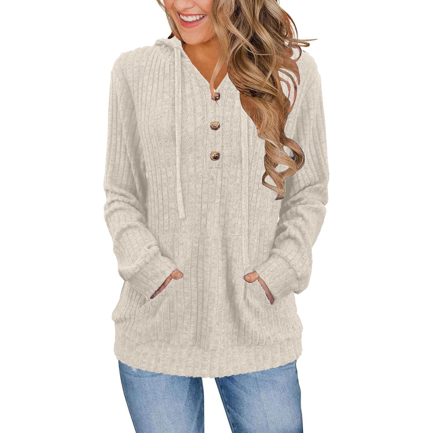 Women’s Fashion Hoodie – Cozy Long Sleeve Fall Sweatshirt