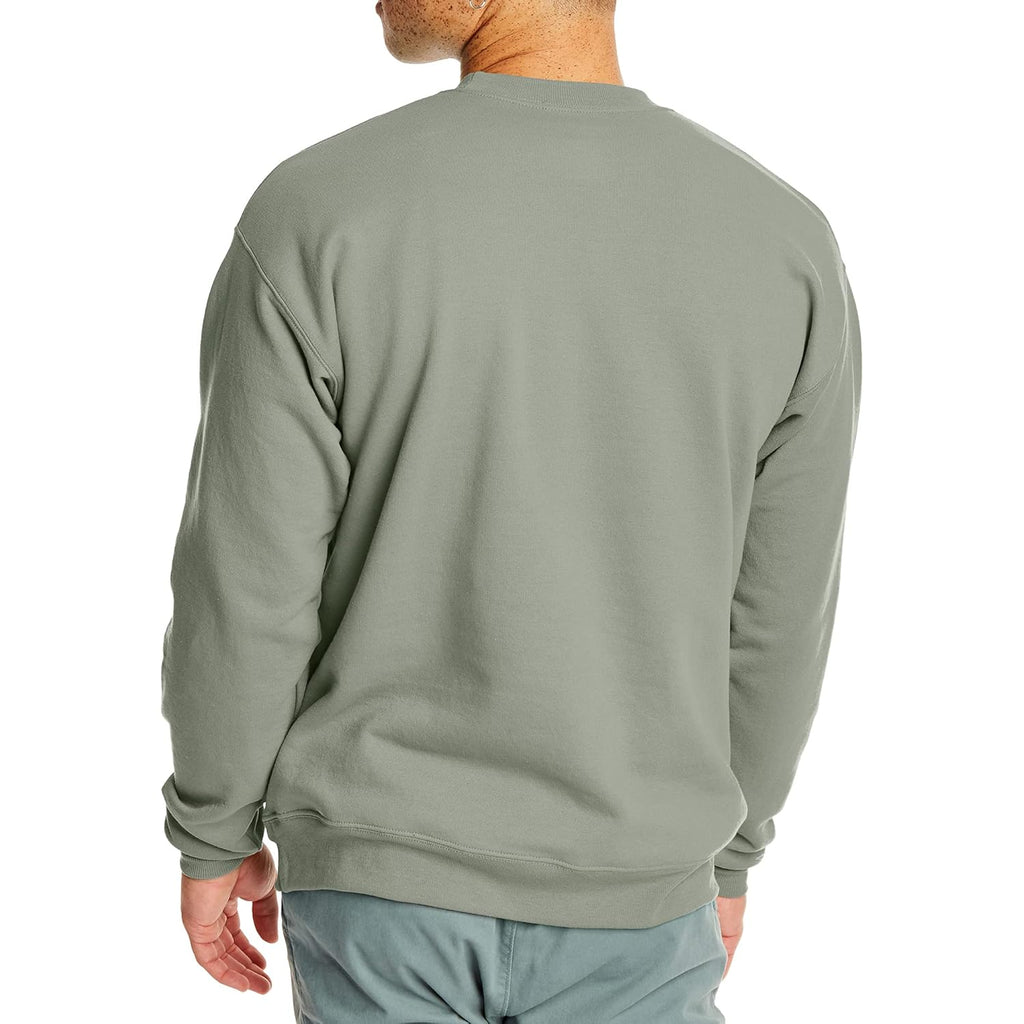 Hanes Men's EcoSmart Fleece, Pullover Crewneck Sweatshirt, 1 or 2 Pack