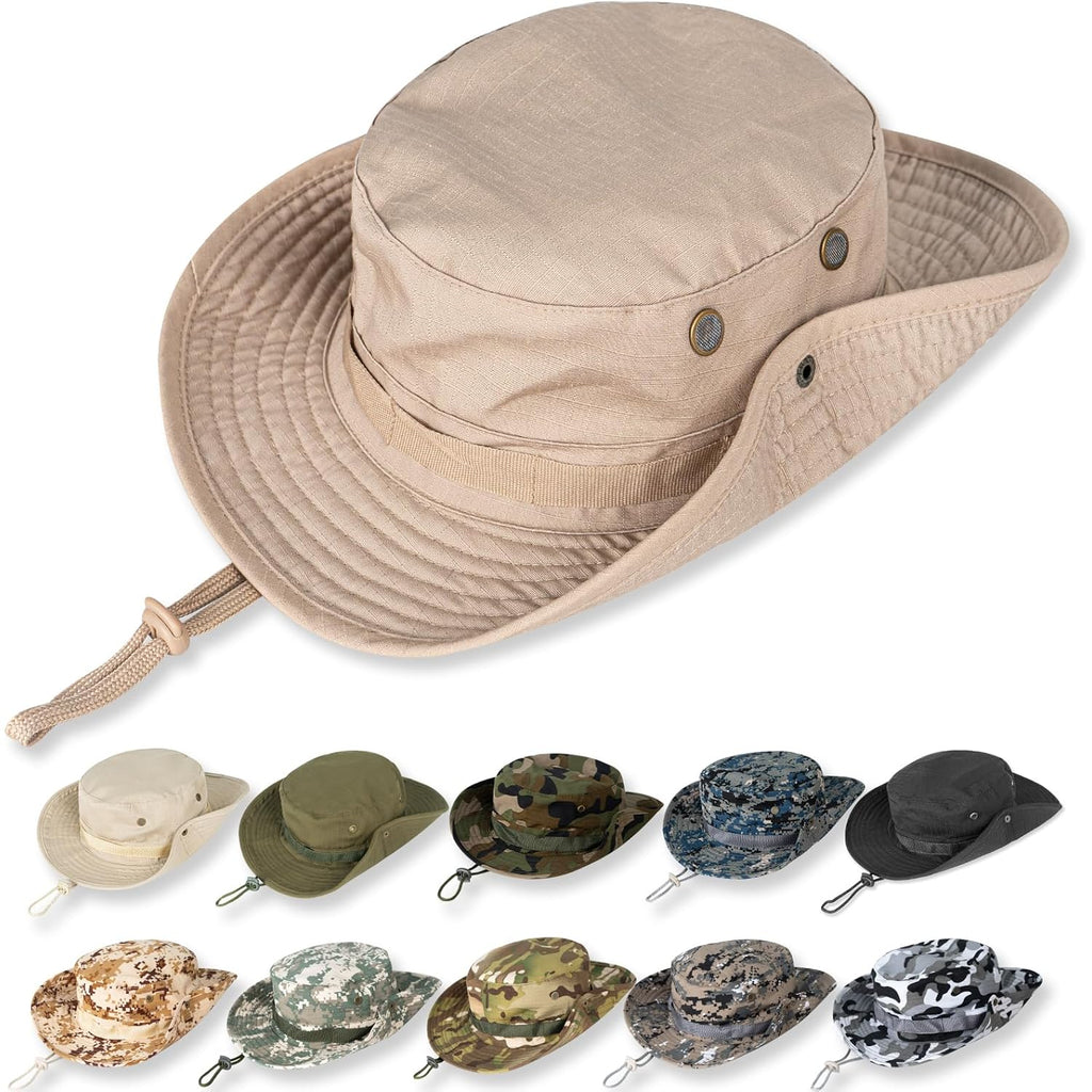 Sun Hats for Men Women Bucket Hat UPF 50+ UV Protection Boonie Hat for Safari Fishing Hiking Garden Beach