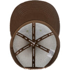 BASSDASH Flat Brim Trucker Cap Adjustable Snapback Hat Mesh Back for Men Women