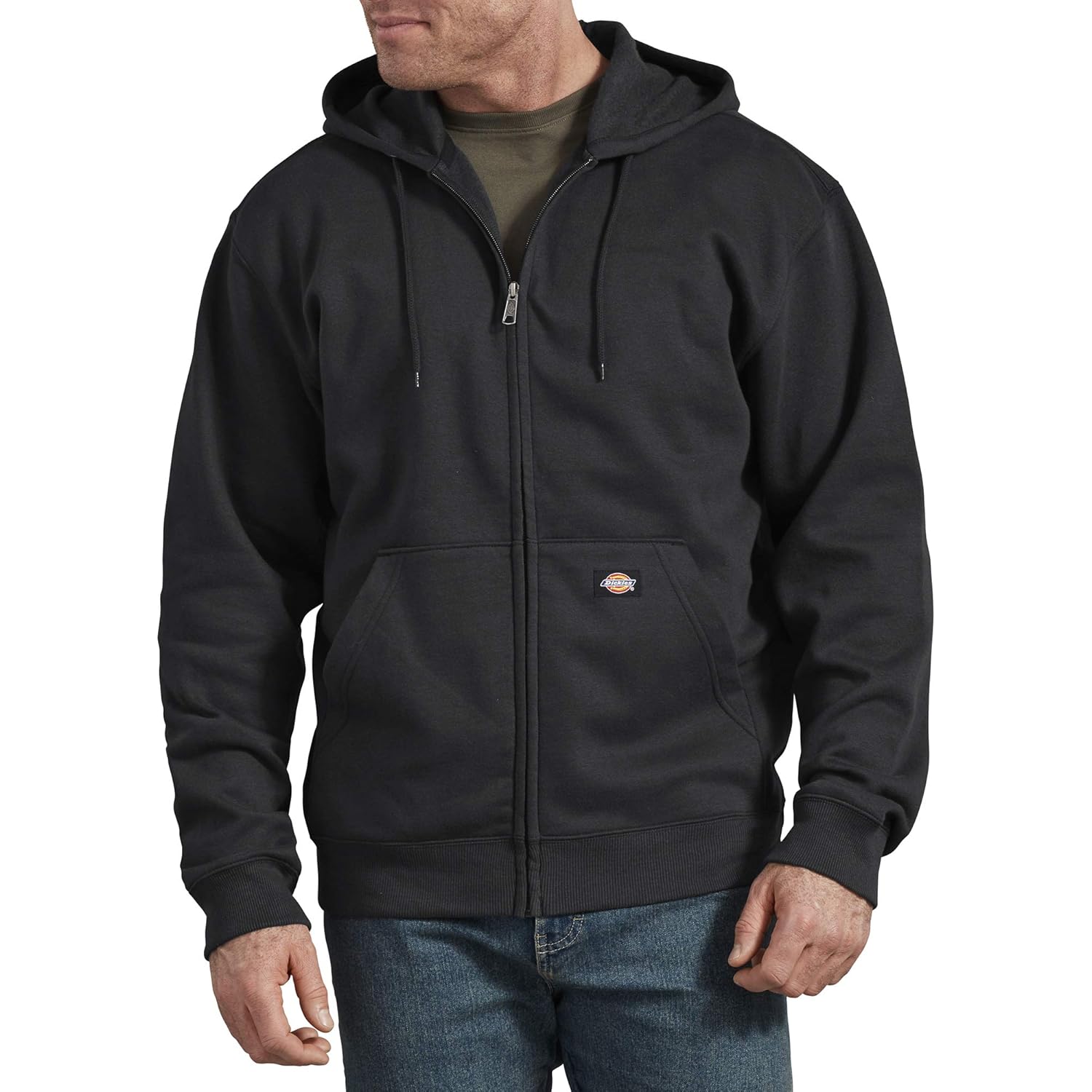 Dickies Men's Full Zip Fleece Hoodie
