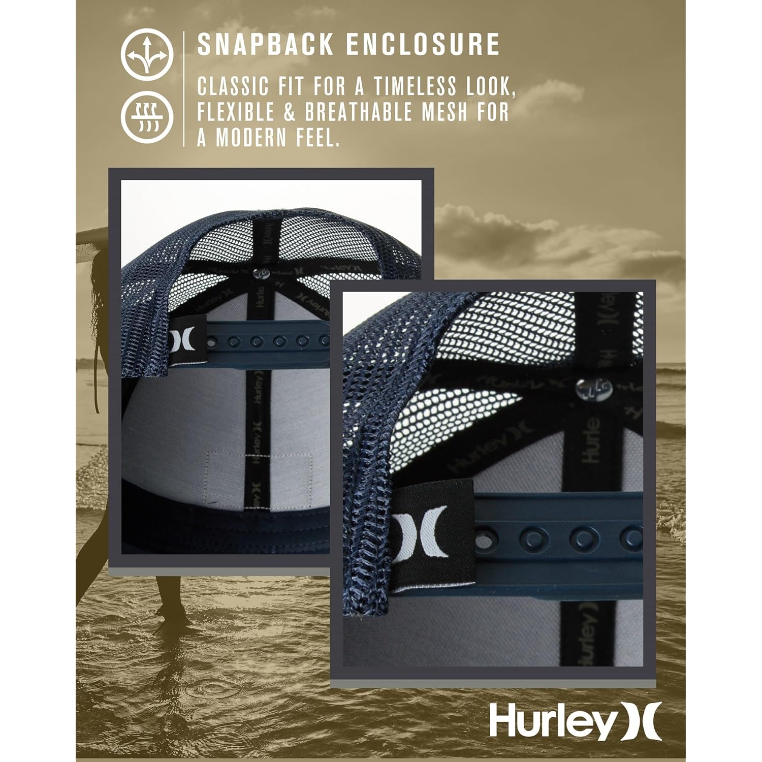 Hurley Men's M Fairway Trucker Hat