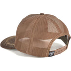 ARIAT Men's Structured Vintage Shield Logo Cap with Mesh Back and Snap Back Closure