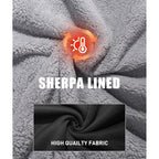 SCODI Hoodies for Men Heavyweight Fleece Sweatshirt - Full Zip Up Thick Sherpa Lined Hooded Jacket