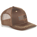 ARIAT Men's Structured Vintage Shield Logo Cap with Mesh Back and Snap Back Closure