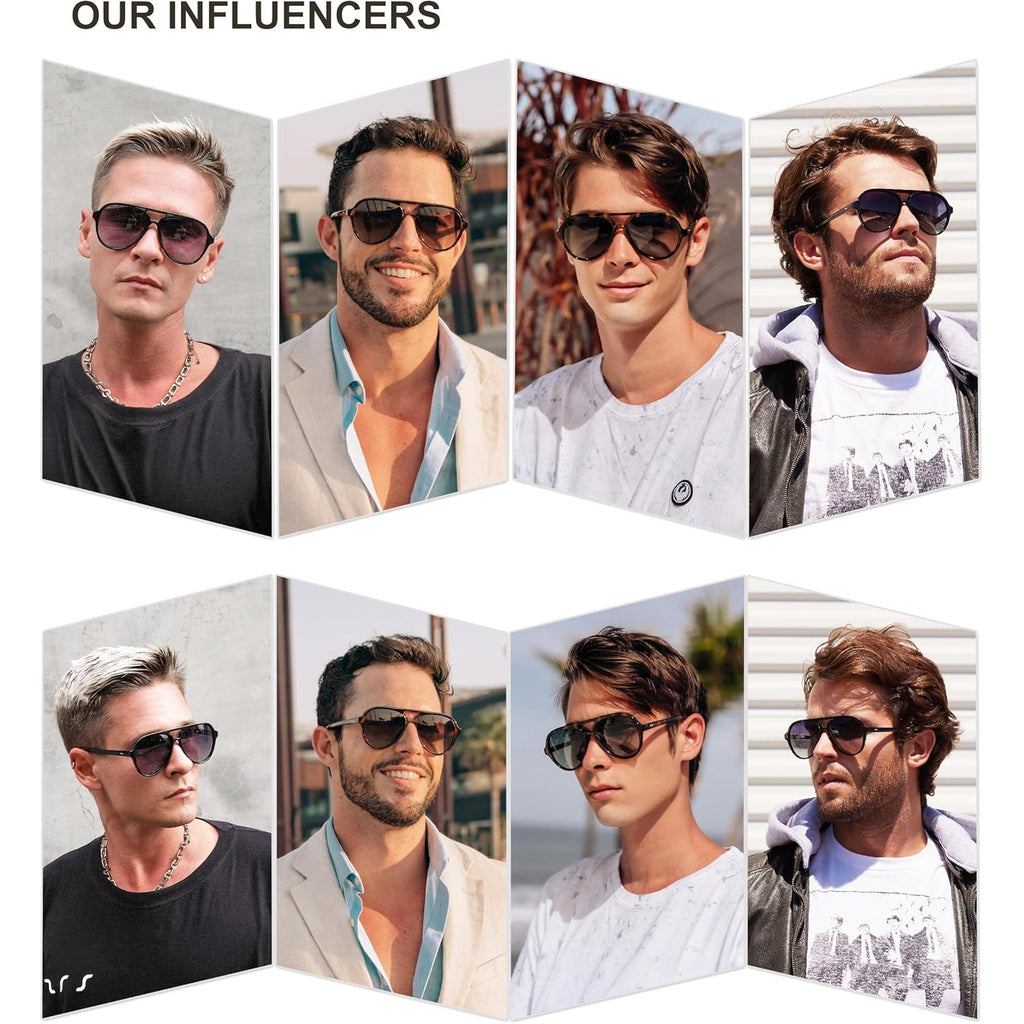 Sojos Classic Polarized Aviator Sunglasses For Women Men, Retro Trendy Aviators Shades