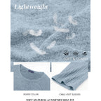 Women’s Long Sleeve Crewneck Sweatshirt – Casual Tunic Top