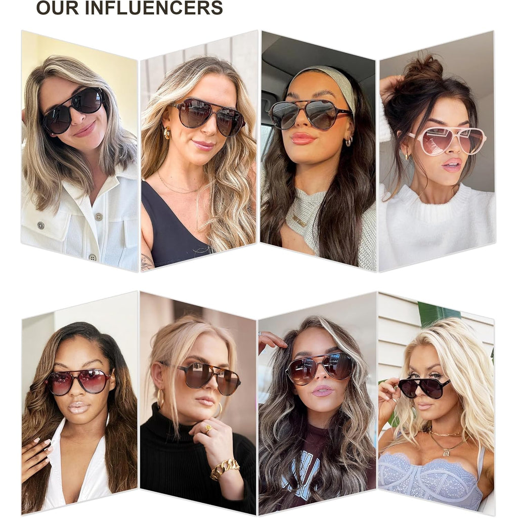 Sojos Classic Polarized Aviator Sunglasses For Women Men, Retro Trendy Aviators Shades