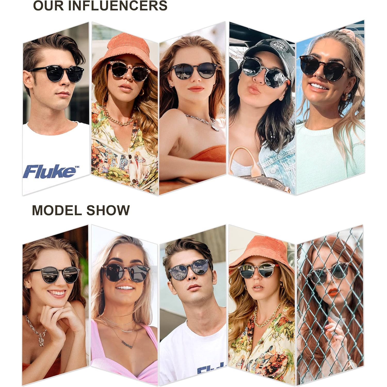 Sojos Retro Round Polarized Sunglasses For Women Men Classic Vintage Sunnies