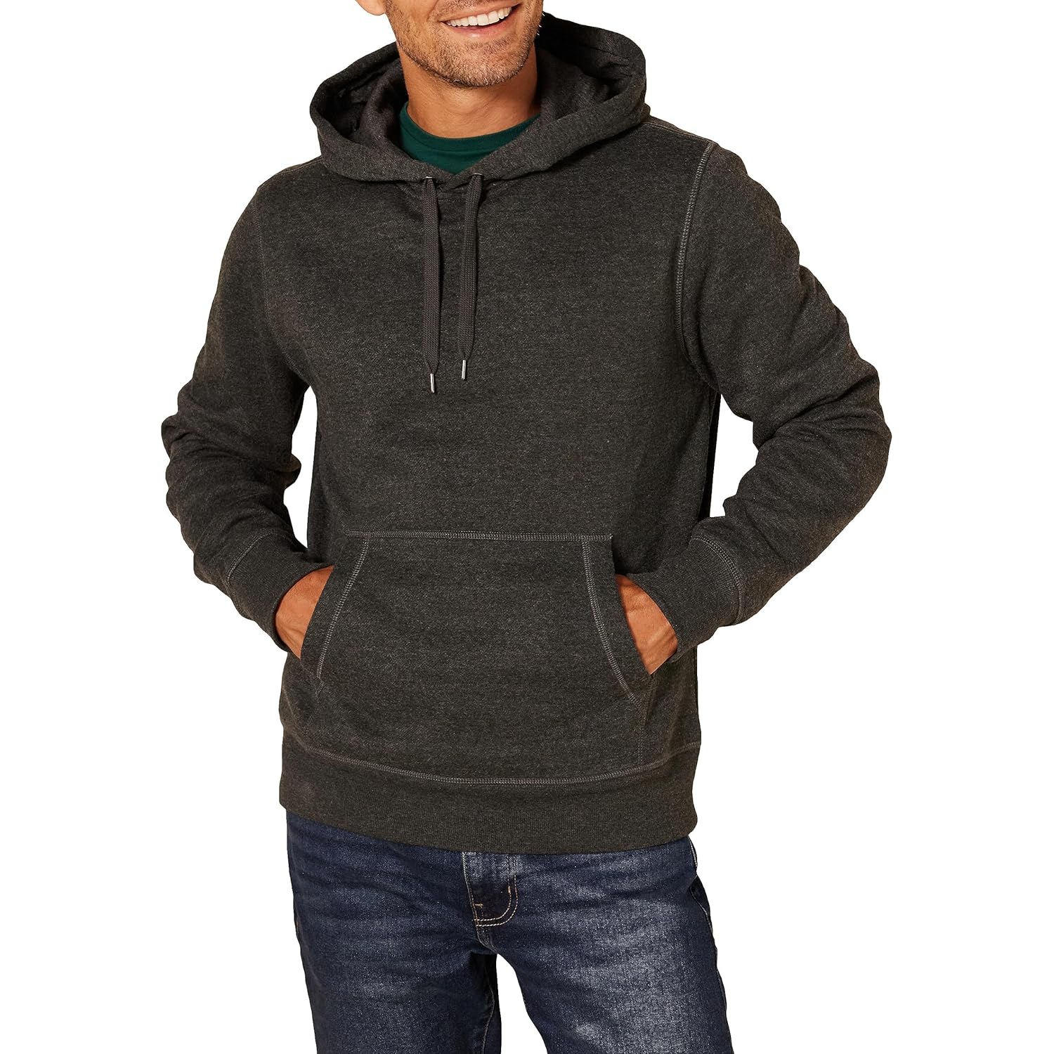 Amazon Essentials Men's Pullover Sweatshirt Hoodie, Big & Tall Options Available