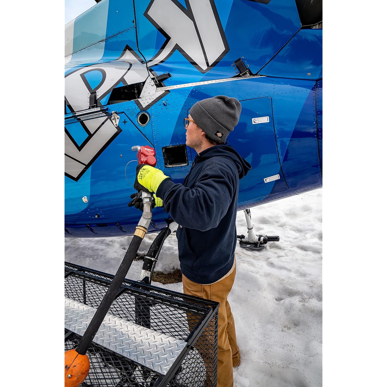 Dickies Men's Full Zip Fleece Hoodie