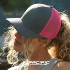 Pacific Headwear Snapback Trucker: Stylish Unisex Cap for All-Day Comfort