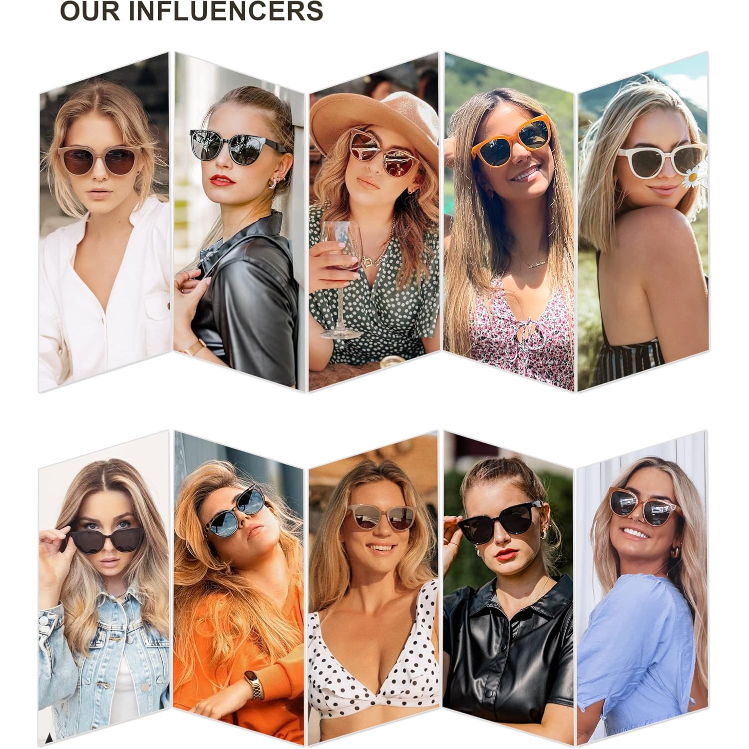 Sojos Trendy Cat Eye Round Polarized Sunglasses For Women Fashion Uv Protection Sunnies Sunglasses