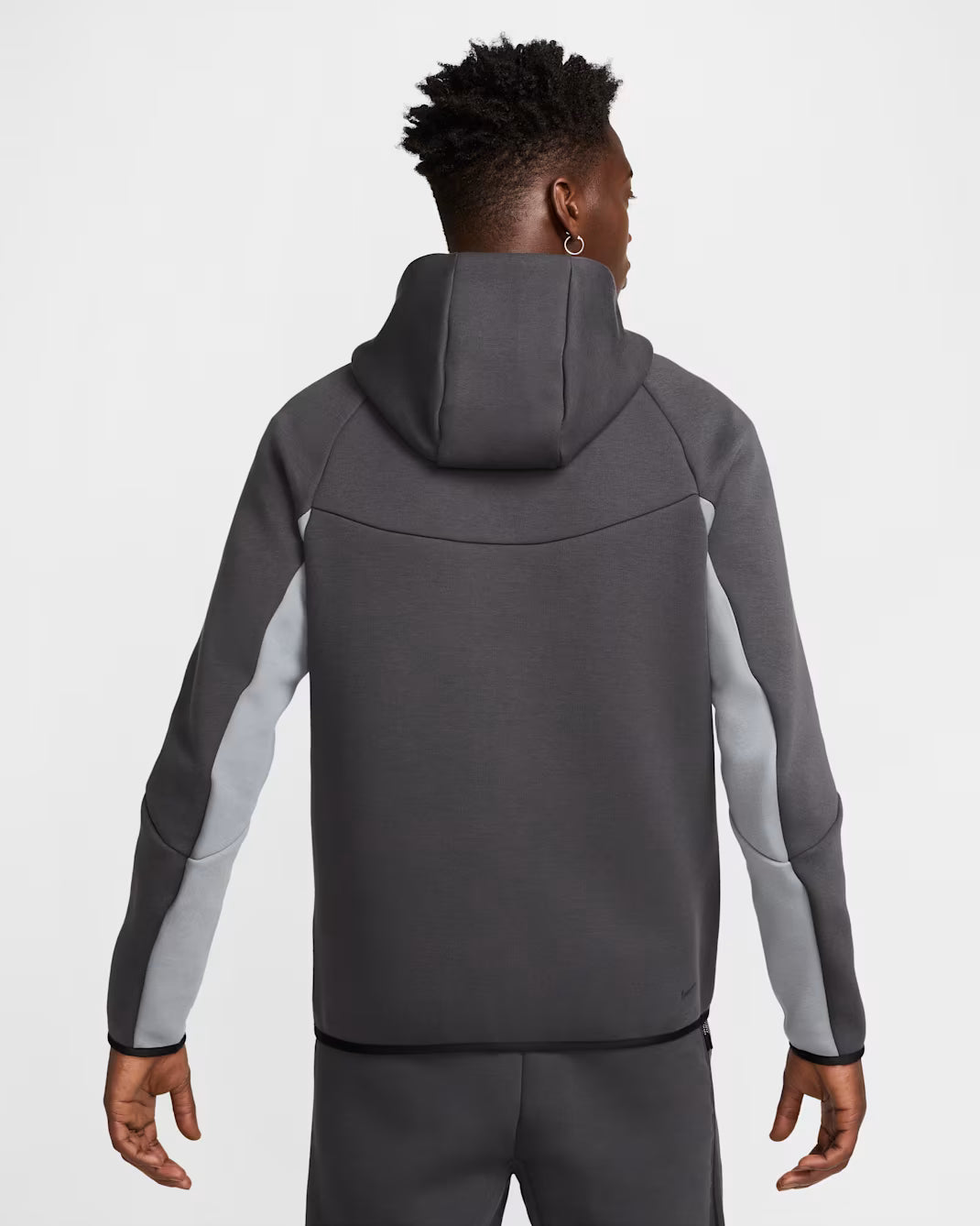 Nike Tech Fleece Hoodie Full-Zip In Grey