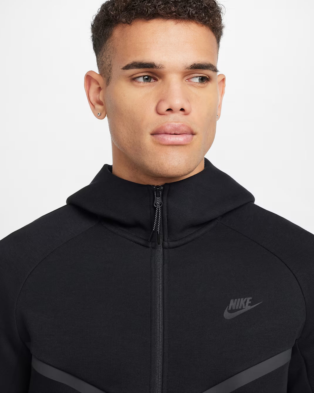 Nike Tech Fleece Hoodie Full-Zip In Black