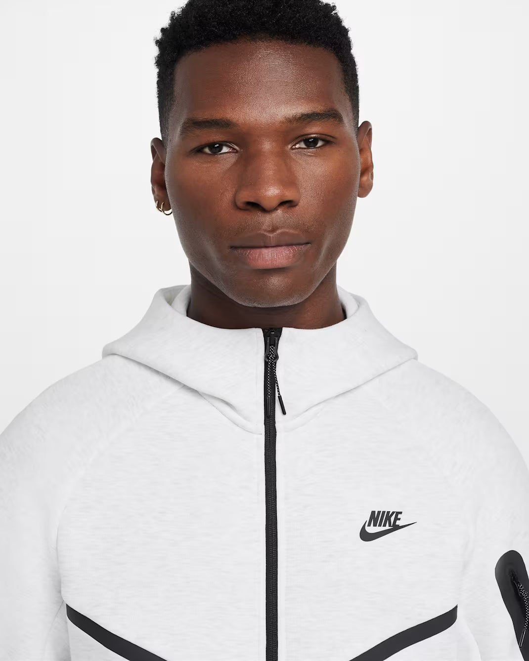 Nike Tech Fleece Hoodie Full-Zip In Birch Heather