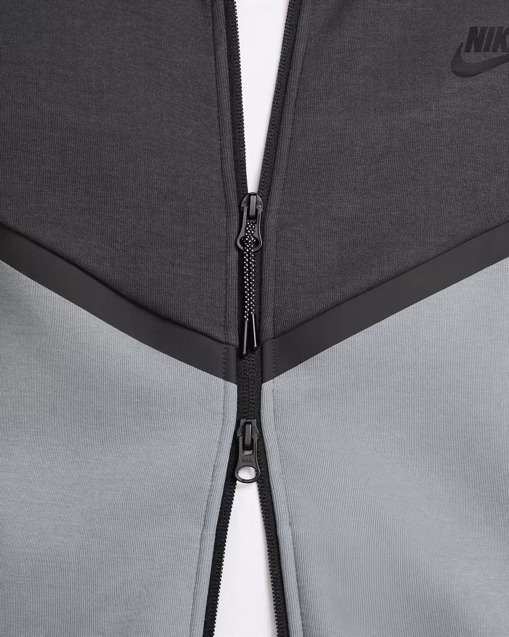 Nike Tech Fleece Hoodie Full-Zip In Grey