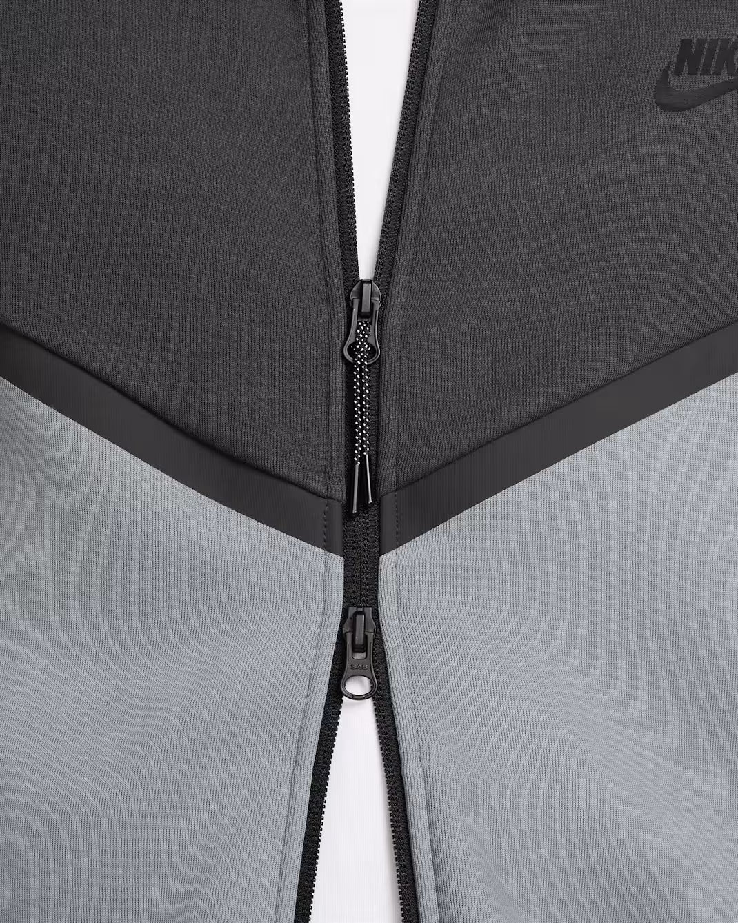Nike Tech Fleece Hoodie Full-Zip In Grey