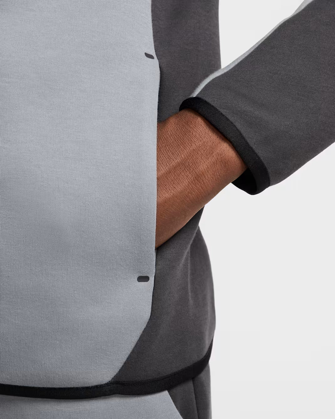 Nike Tech Fleece Hoodie Full-Zip In Grey