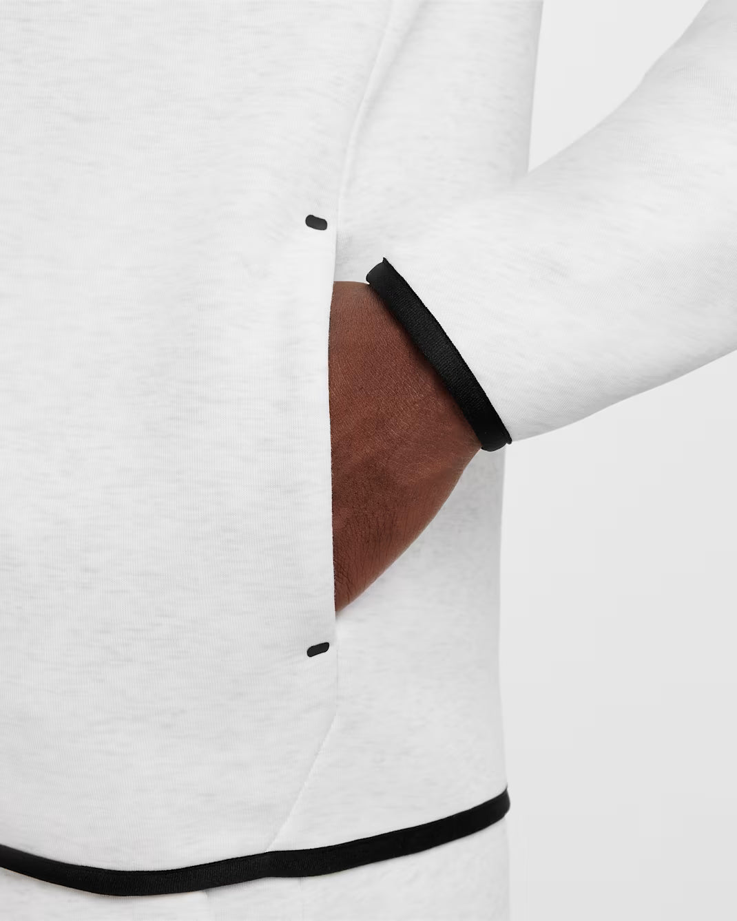 Nike Tech Fleece Hoodie Full-Zip In Birch Heather